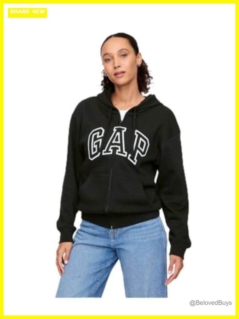 Women's Full Zip Hooded Sweatshirt Fleece Knit Long Sleeve